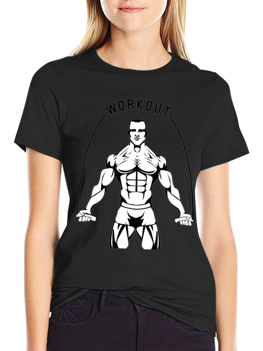 Workout Graphic Tee - Black