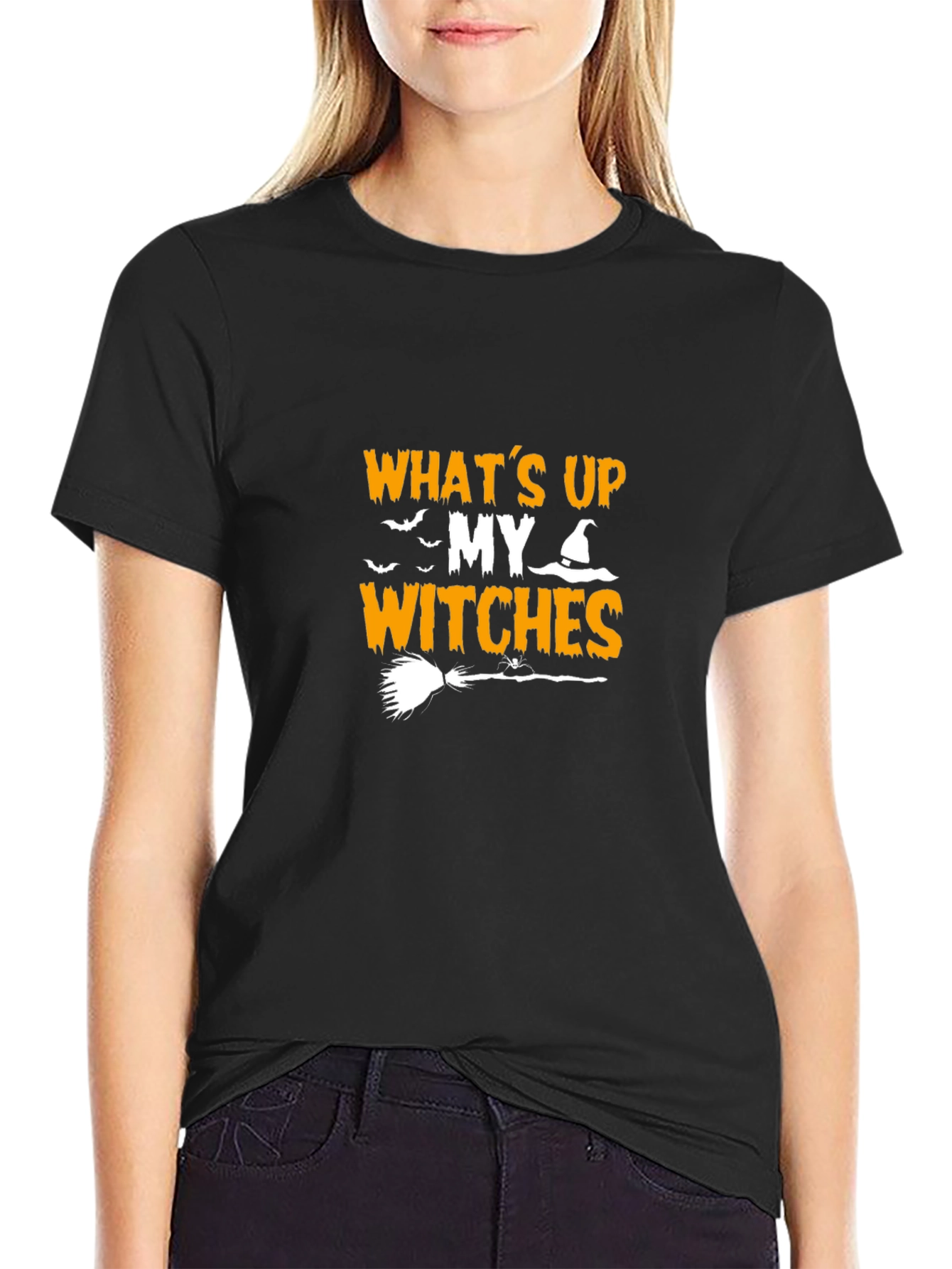 Whats Up My Witches Halloween T-Shirt