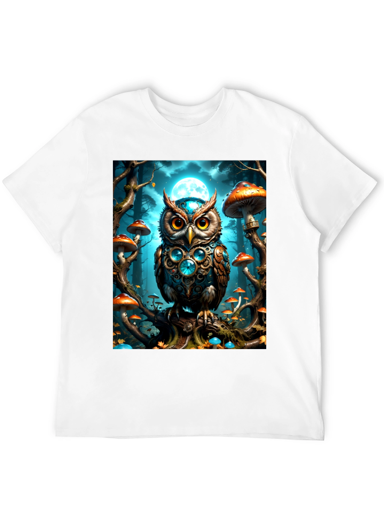 Mystic Owl Forest T-Shirt