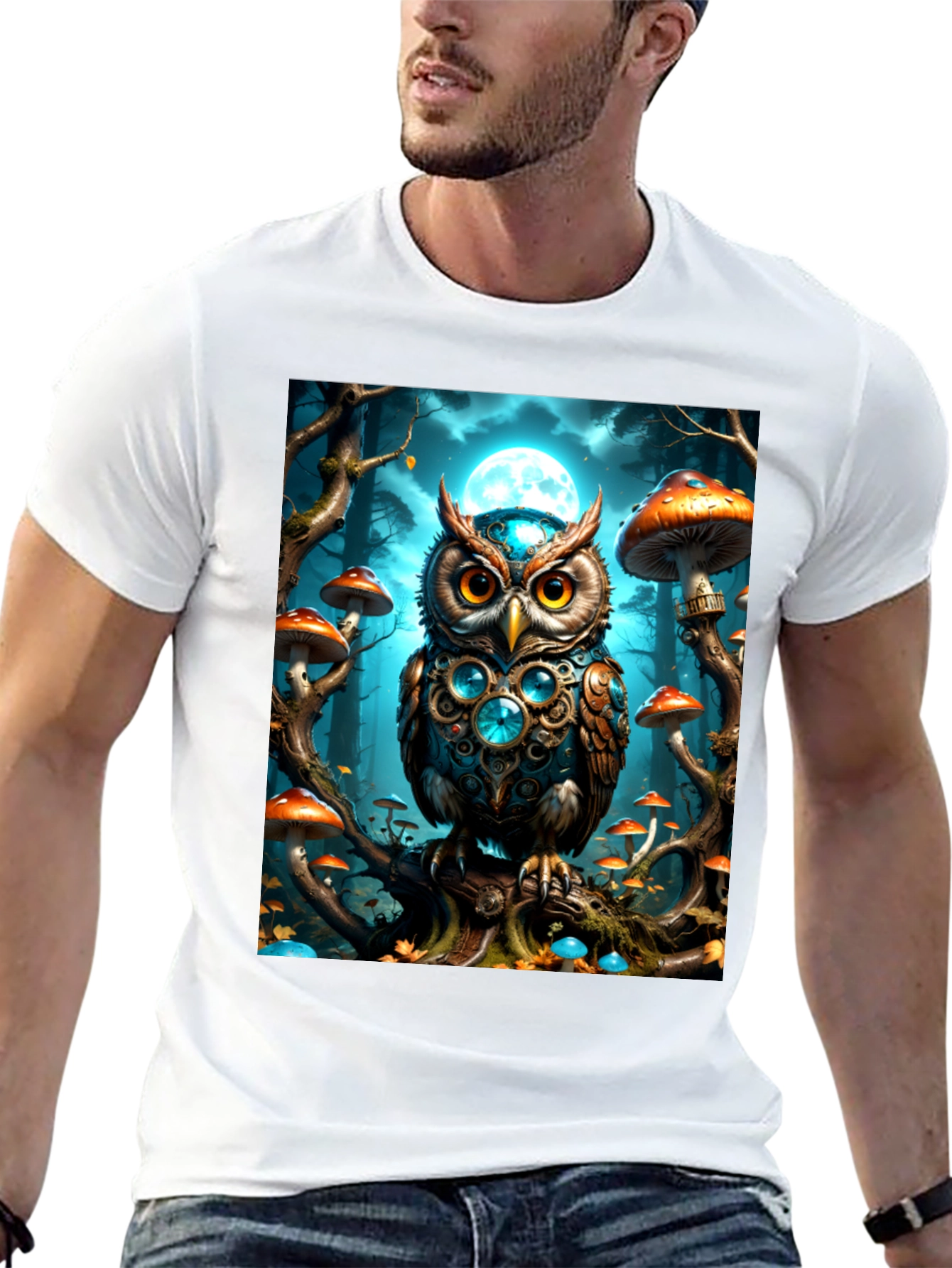Mystic Owl Forest T-Shirt