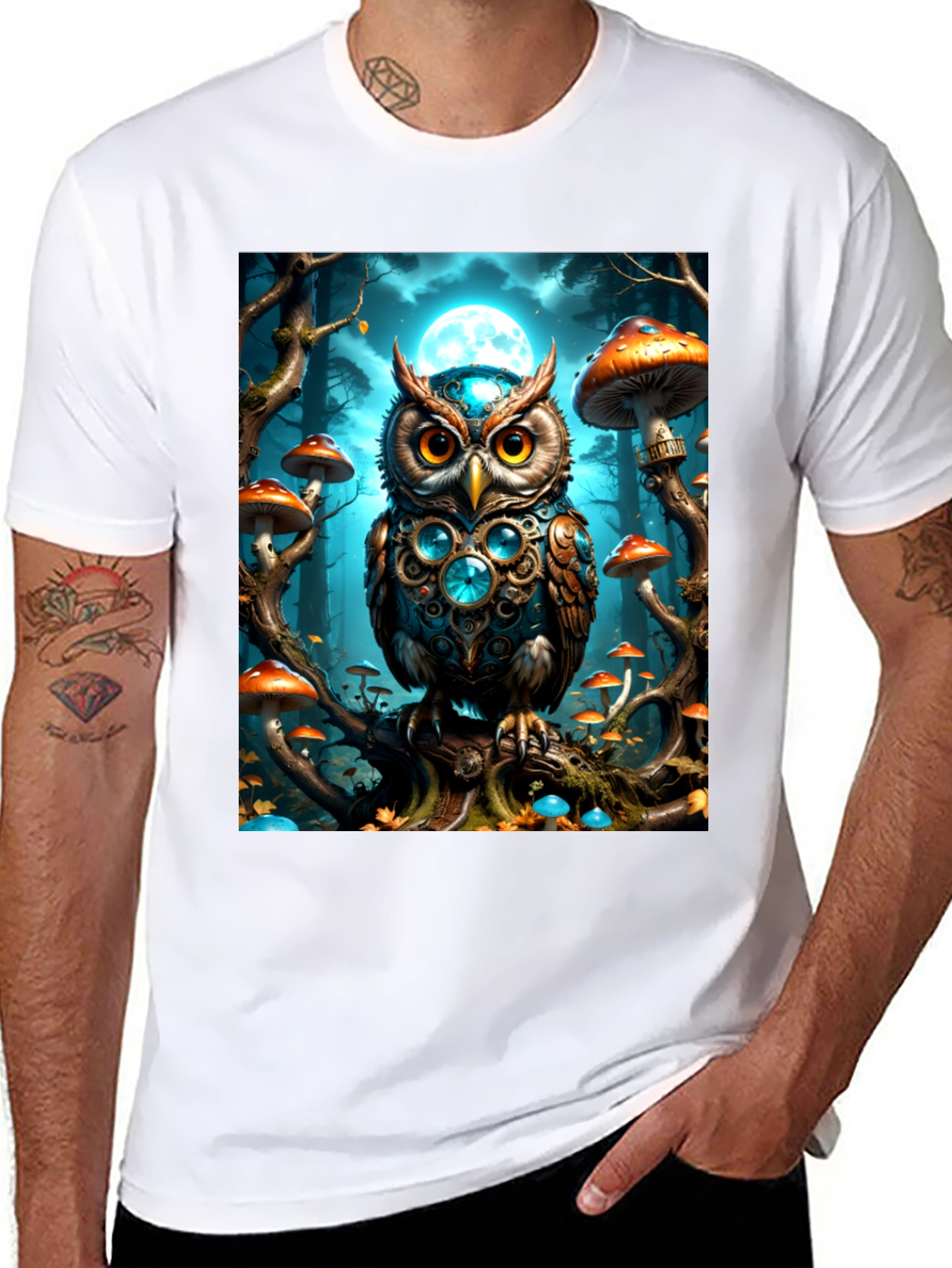 Mystic Owl Forest T-Shirt