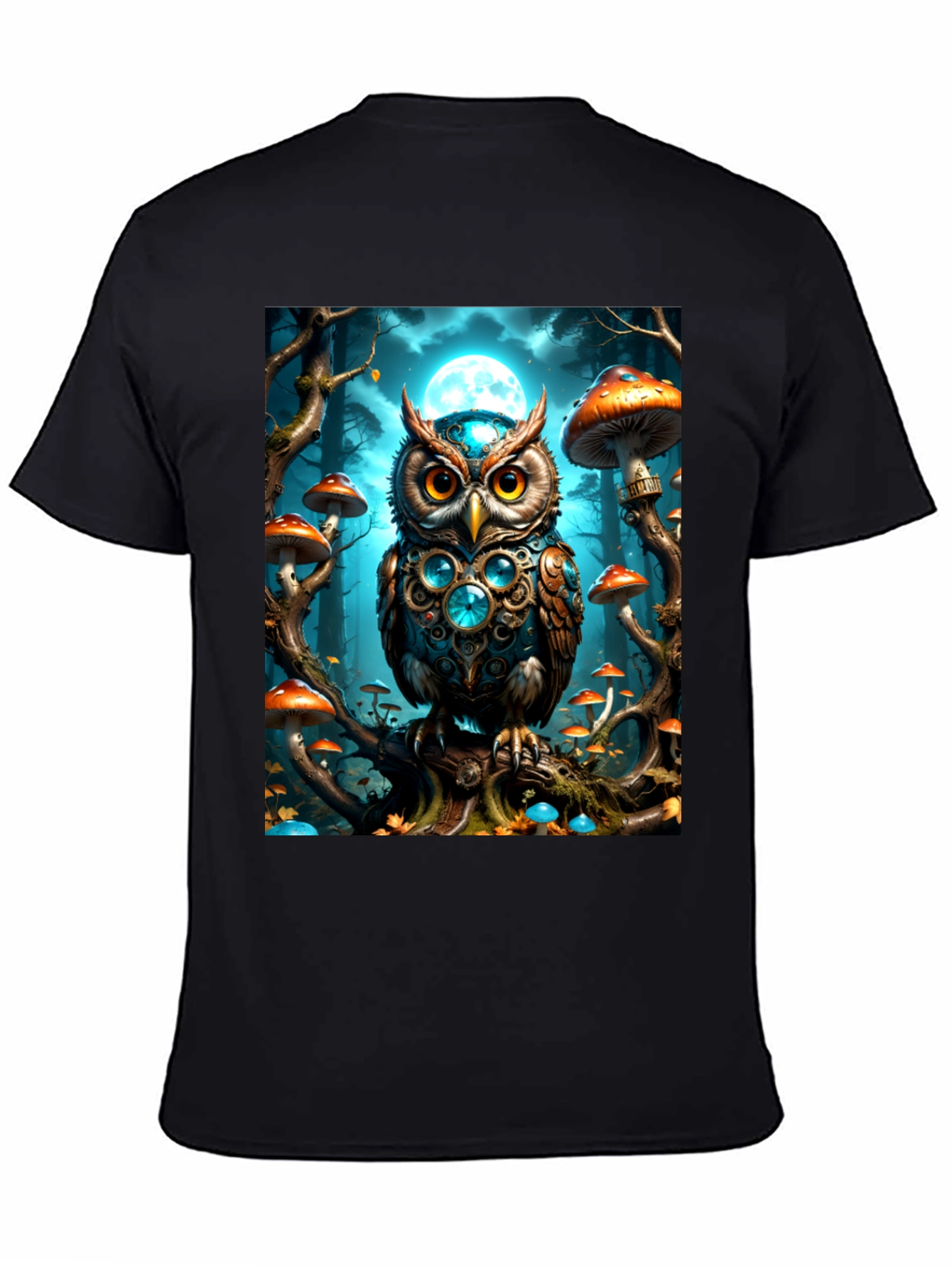 Mystic Owl Forest T-Shirt
