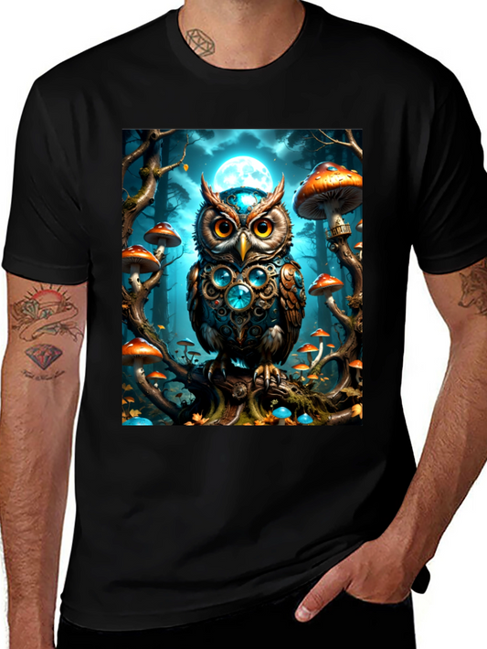 Mystic Owl Forest T-Shirt
