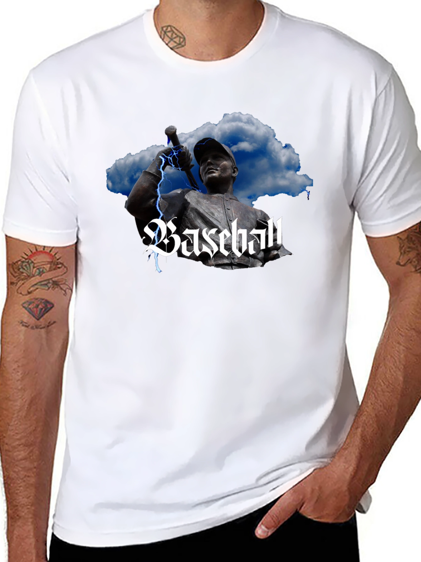 Baseball Lightning T-Shirt