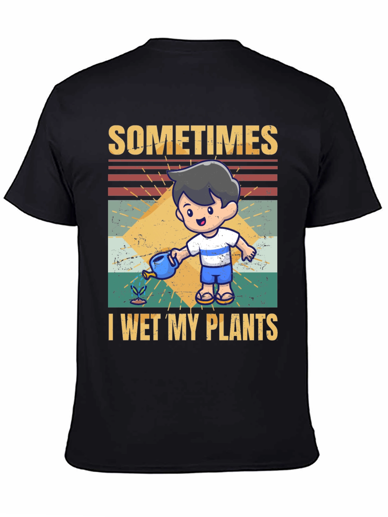 Funny Gardening T-Shirt - I Wet My Plants