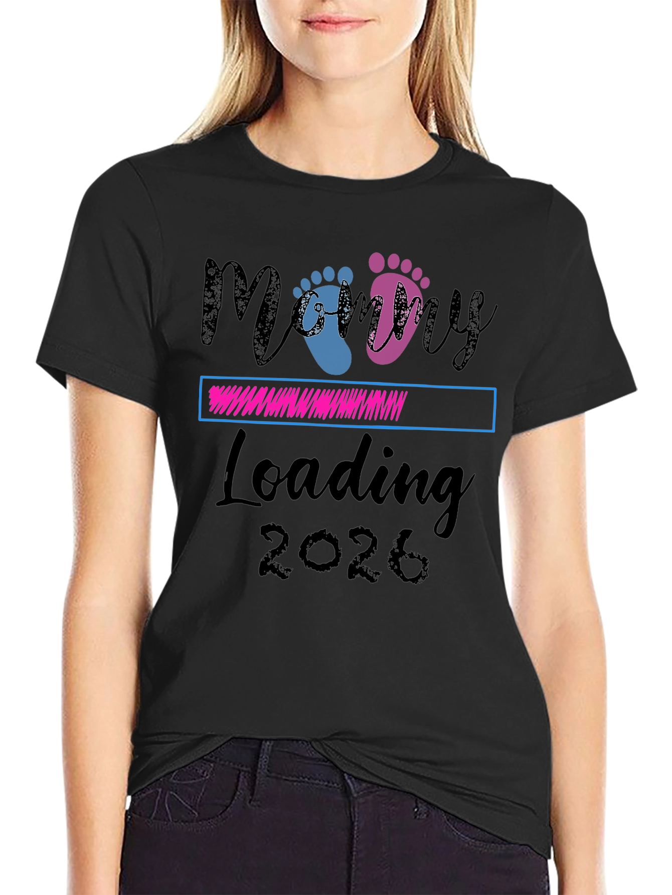 Mommy Loading 2026 Unisex T-Shirt