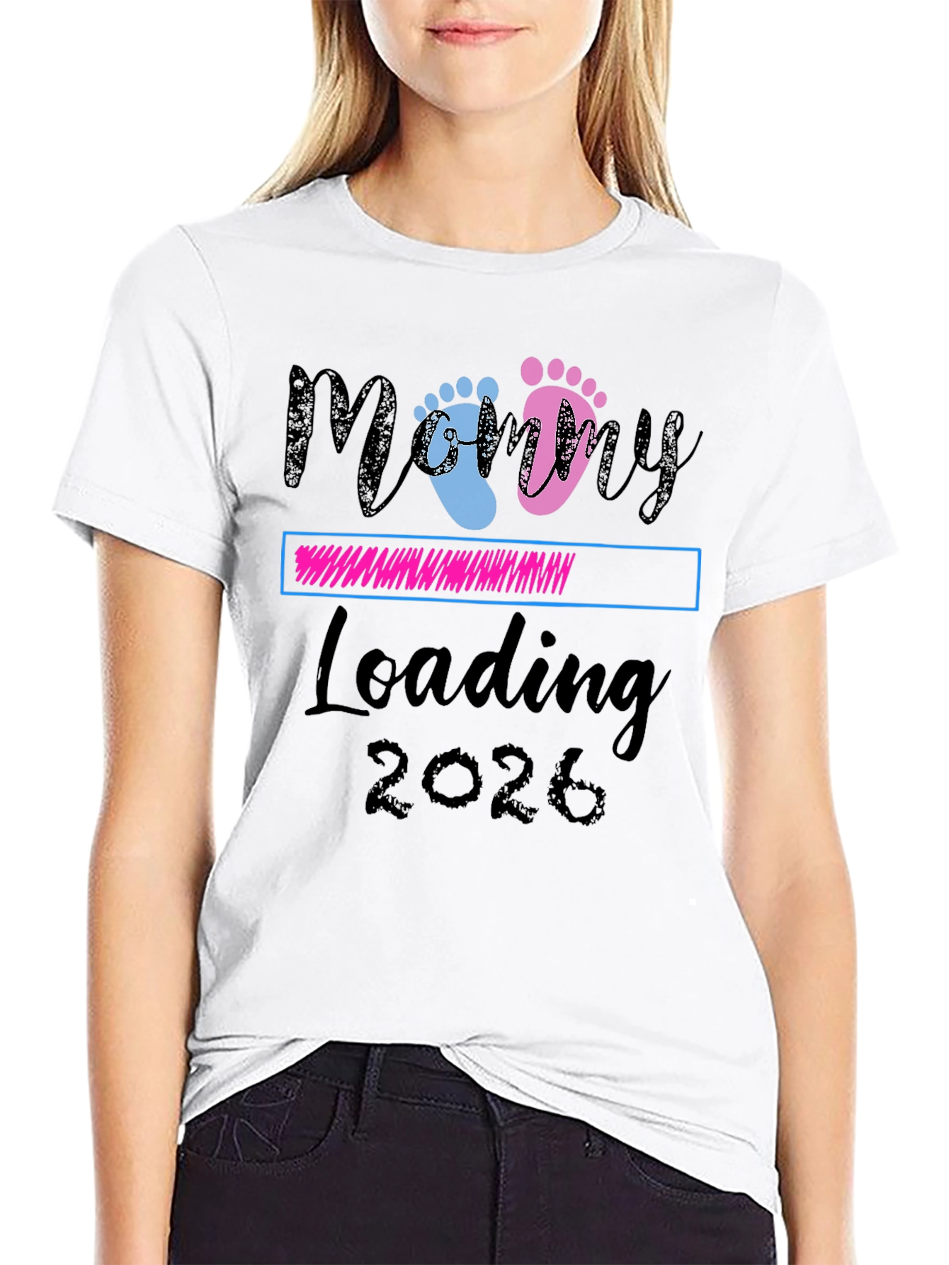 Mommy Loading 2026 Unisex T-Shirt
