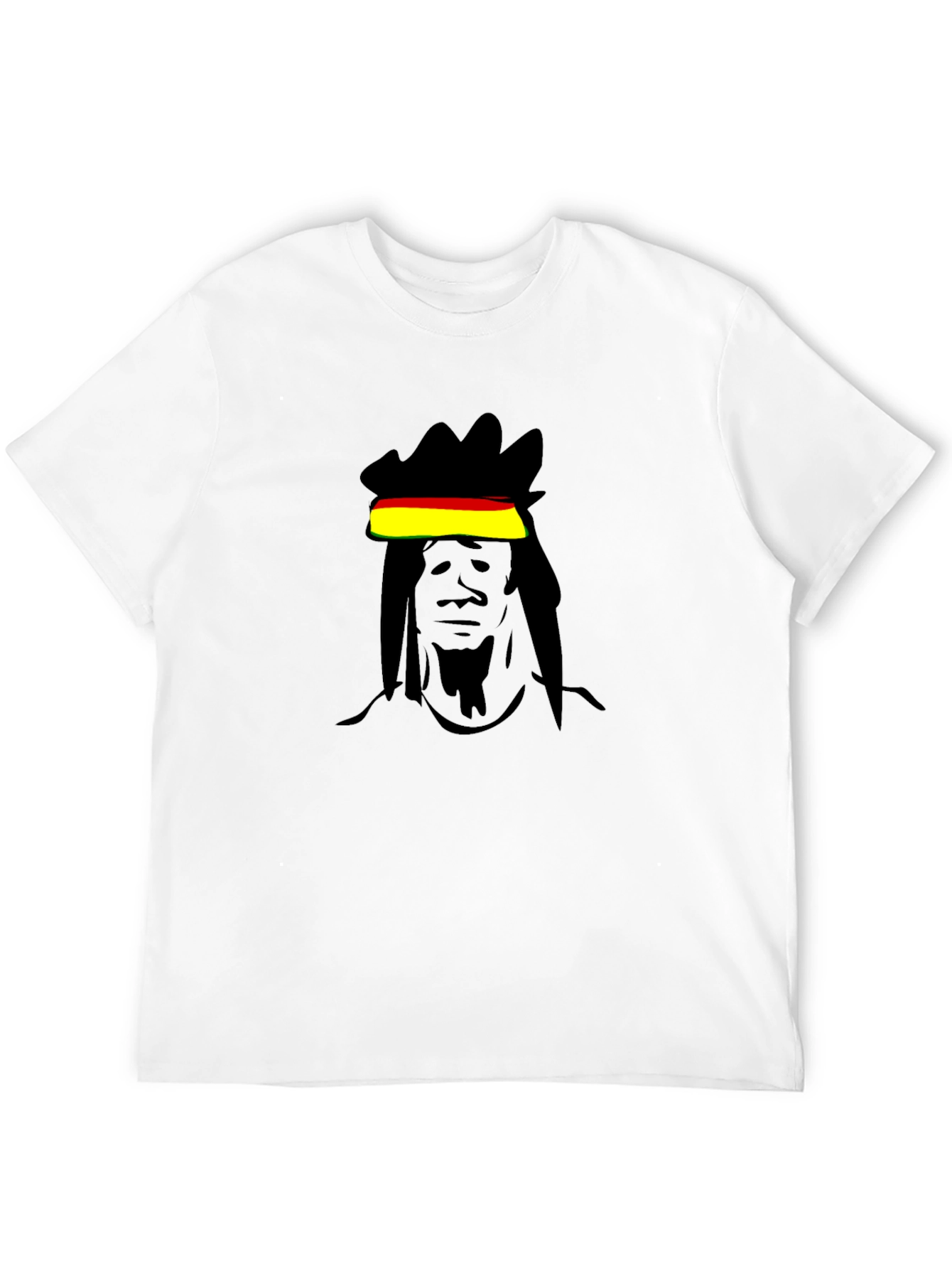 Rasta Man Graphic Black T-Shirt - Casual Cool