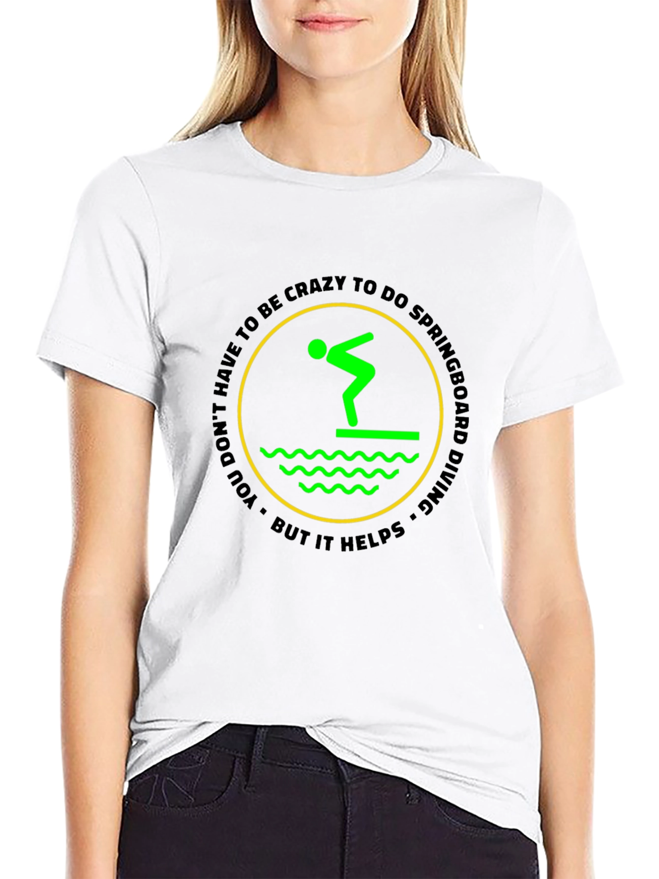 Crazy Springboard Diving T-Shirt