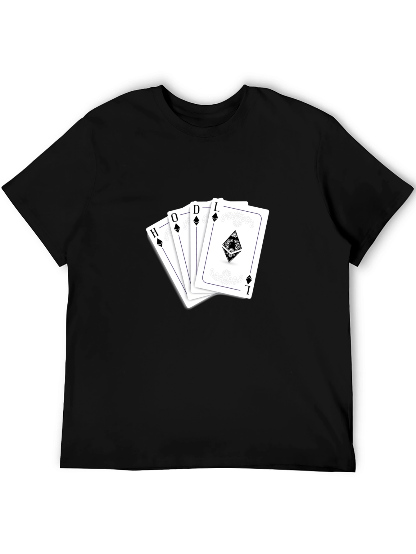 HODL Crypto Poker Card T-Shirt