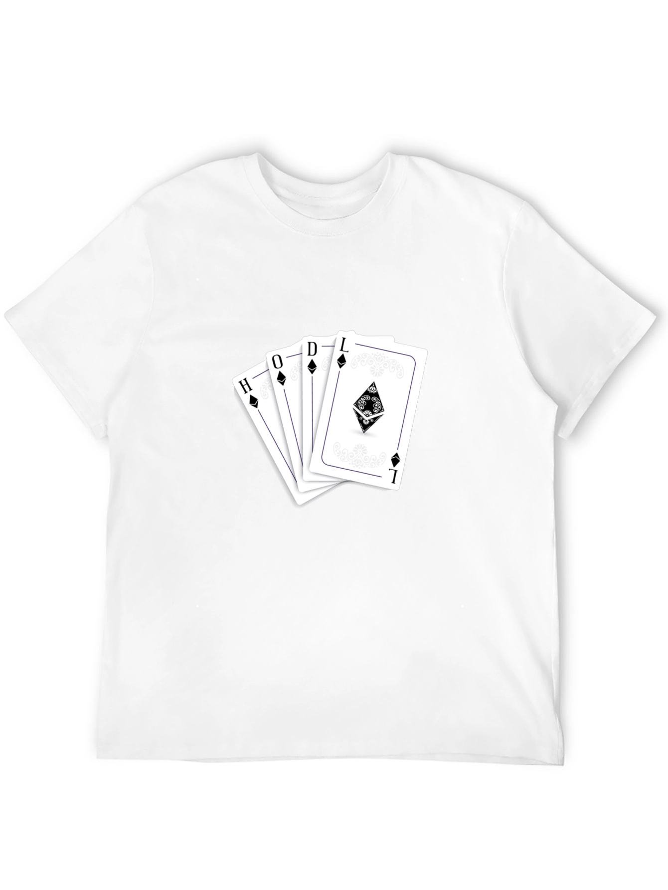 HODL Crypto Poker Card T-Shirt
