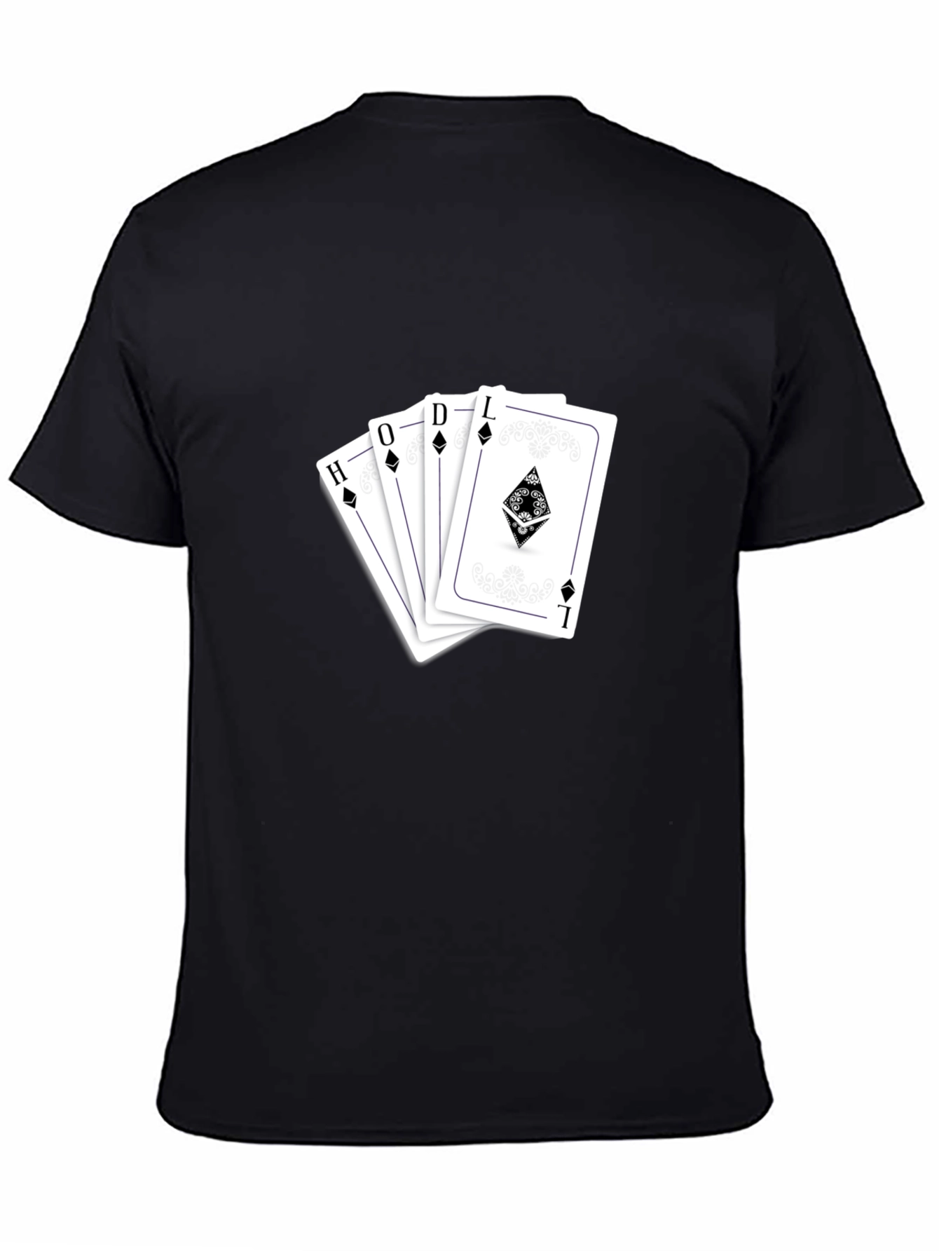 HODL Crypto Poker Card T-Shirt