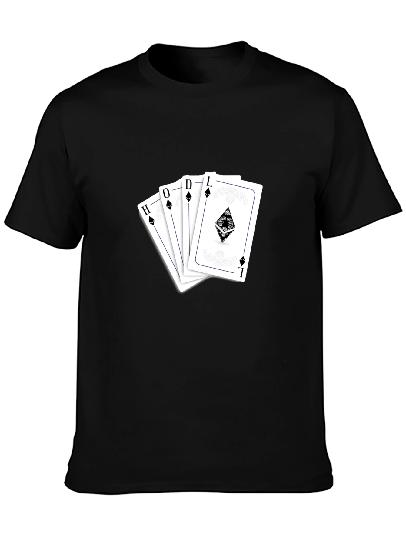 HODL Crypto Poker Card T-Shirt