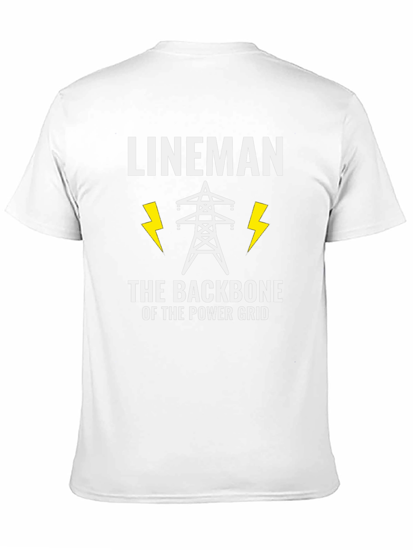Lineman Power Grid T-Shirt - Backbone of Power