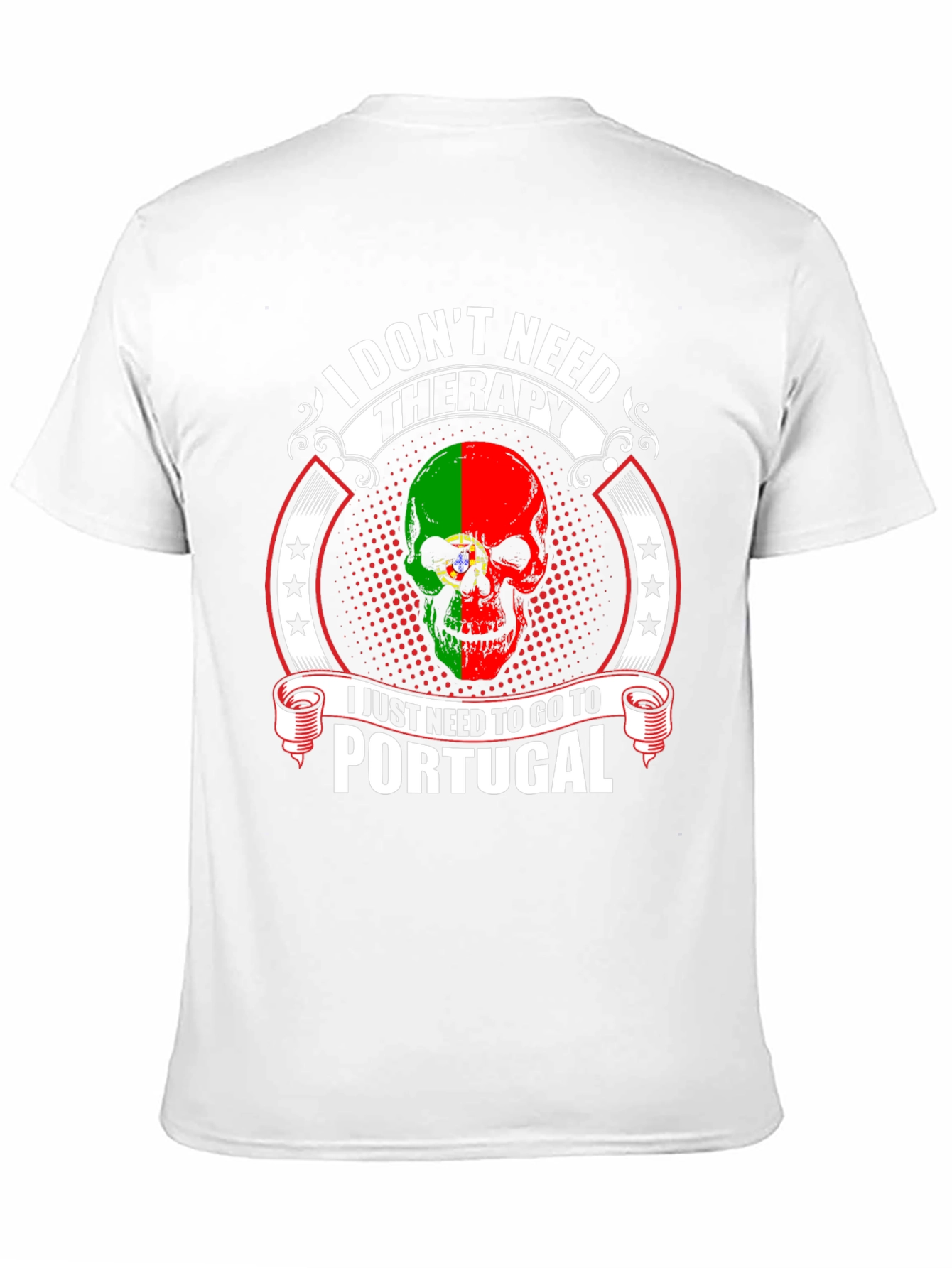 Portugal Skull T-Shirt - Therapy Alternative Tee