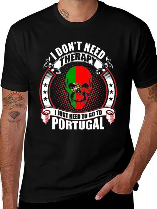 Portugal Skull T-Shirt - Therapy Alternative Tee