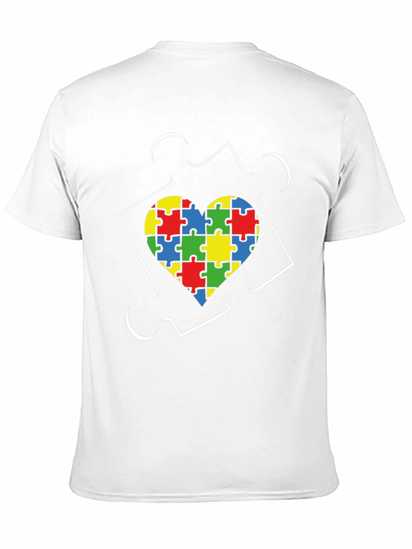 Autism Awareness Heart Puzzle T-Shirt
