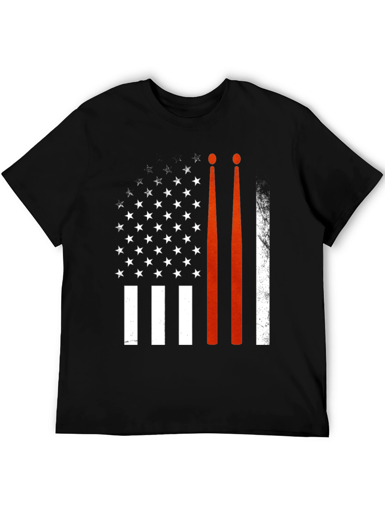 Drummer USA Flag Graphic Tee