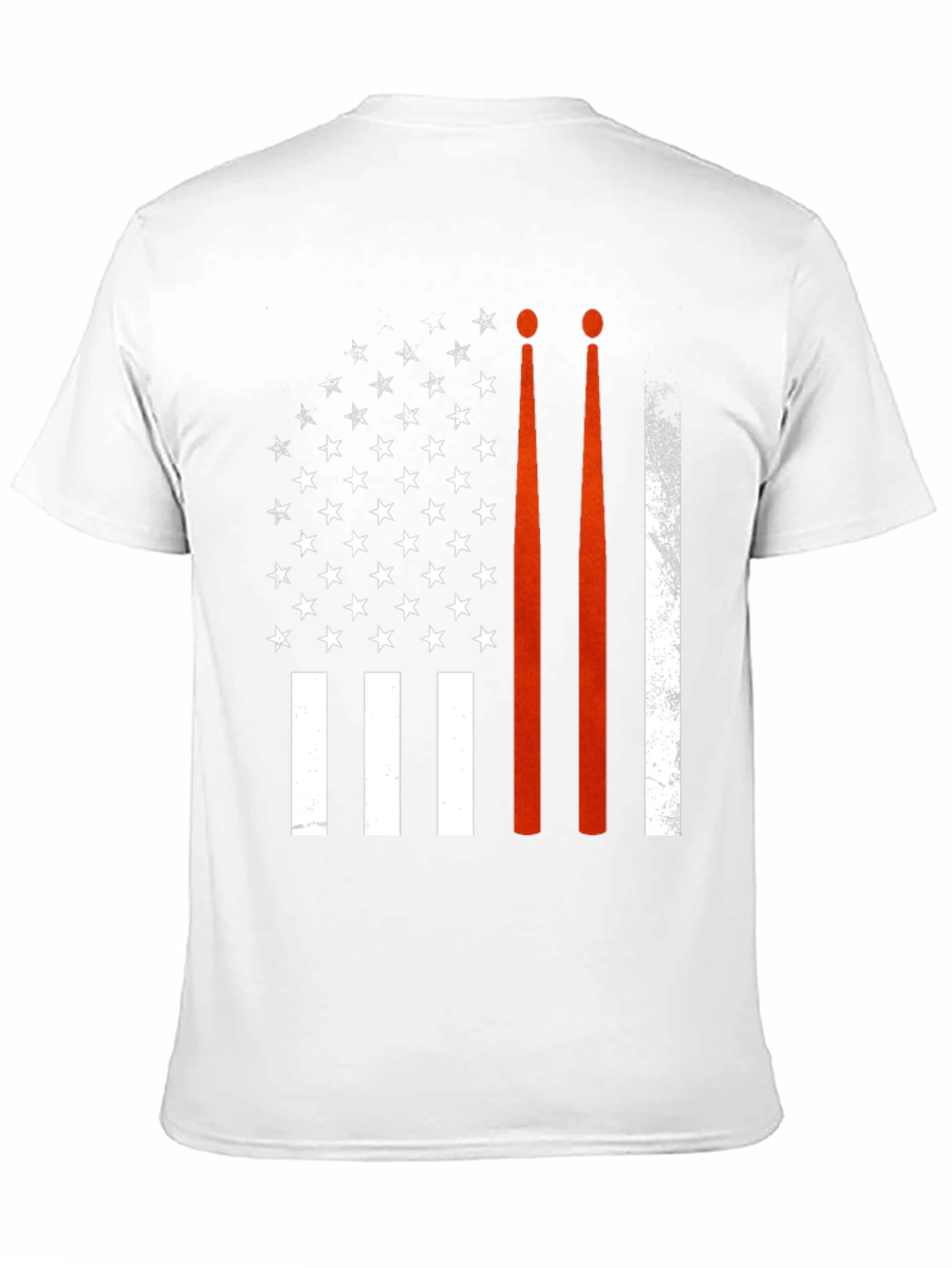 Drummer USA Flag Graphic Tee