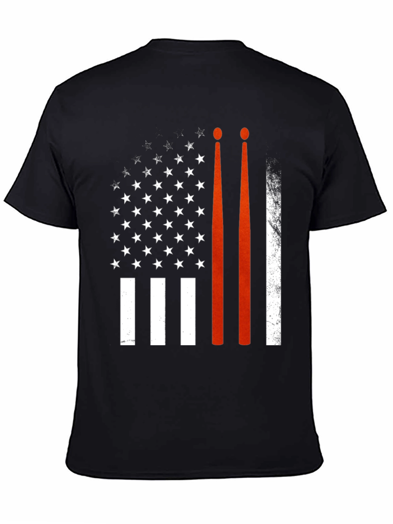 Drummer USA Flag Graphic Tee