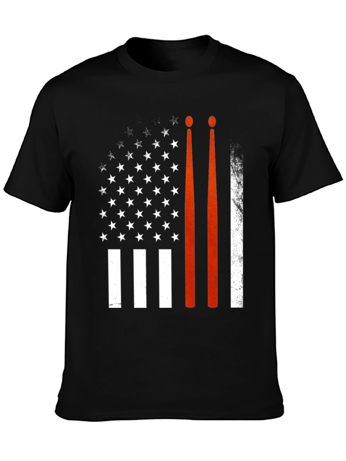 Drummer USA Flag Graphic Tee