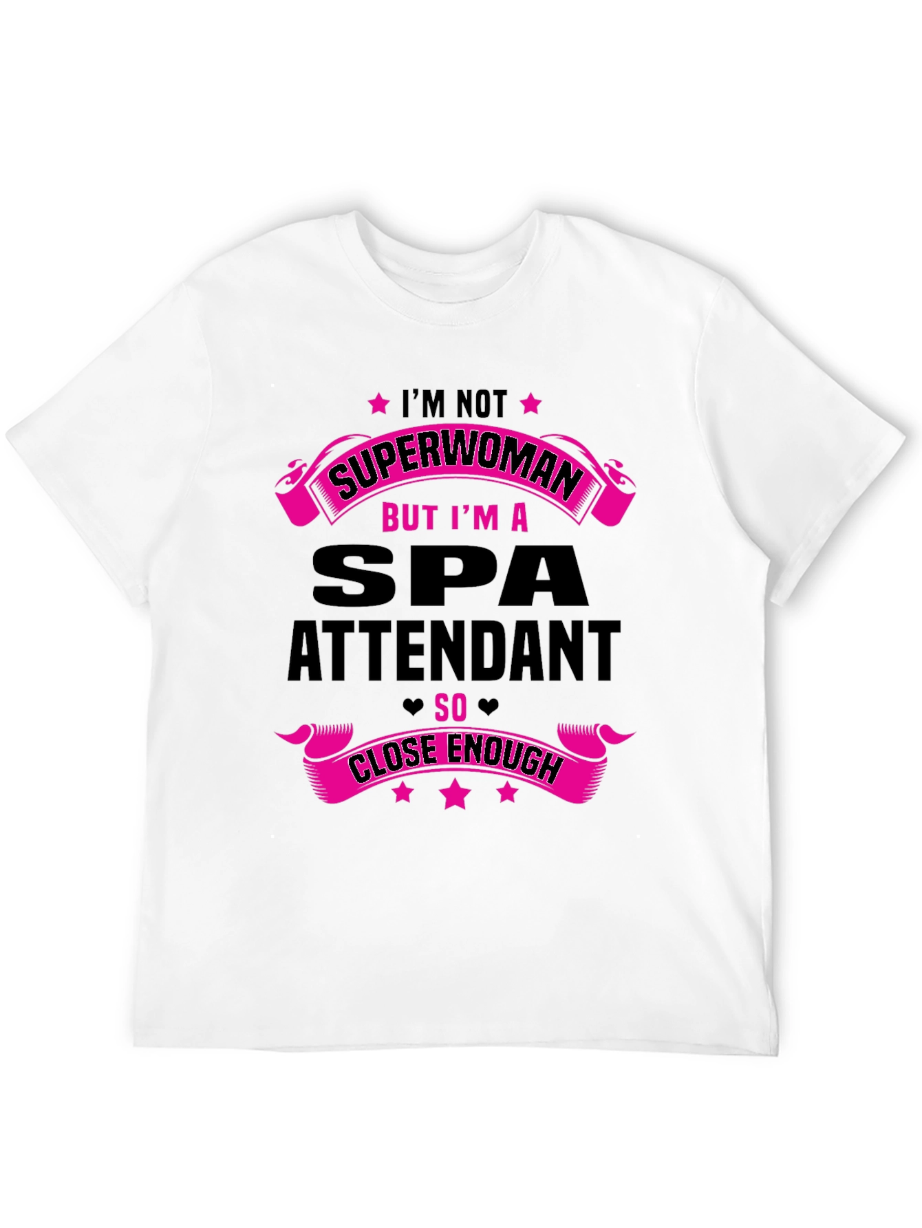 Spa Attendant Superwoman Graphic Tee