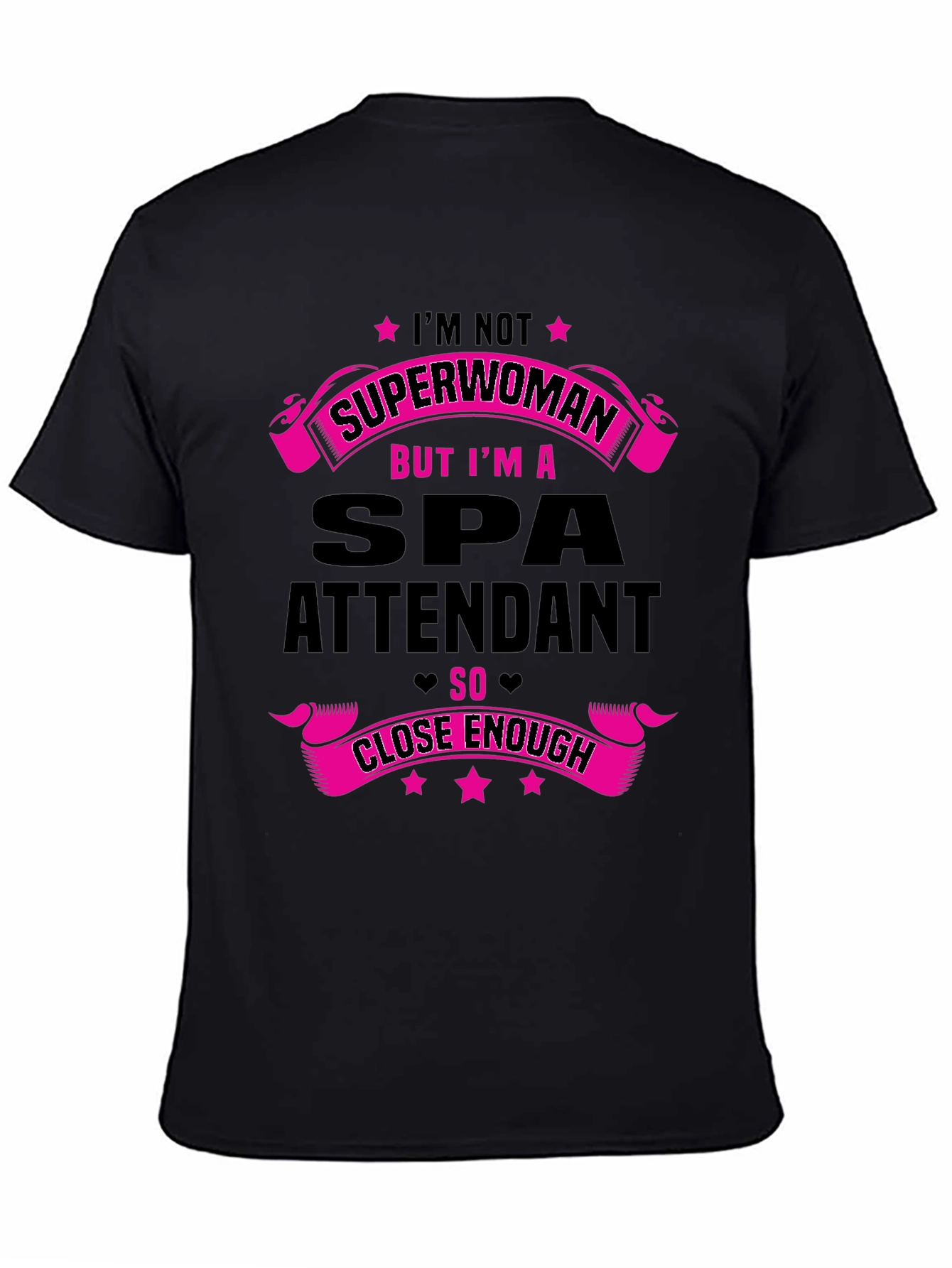 Spa Attendant Superwoman Graphic Tee
