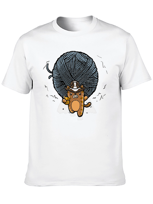 Yarn Ball Cat T-Shirt