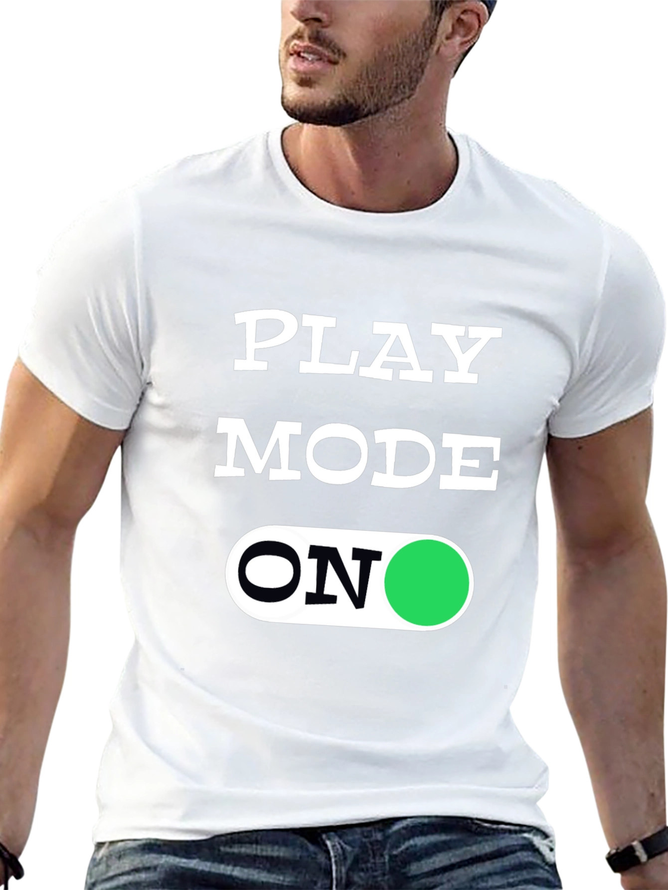 Play Mode ON Graphic Tee - Stylish Comfort