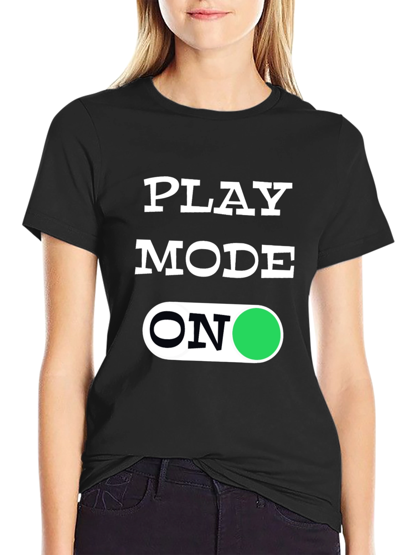 Play Mode ON Graphic Tee - Stylish Comfort
