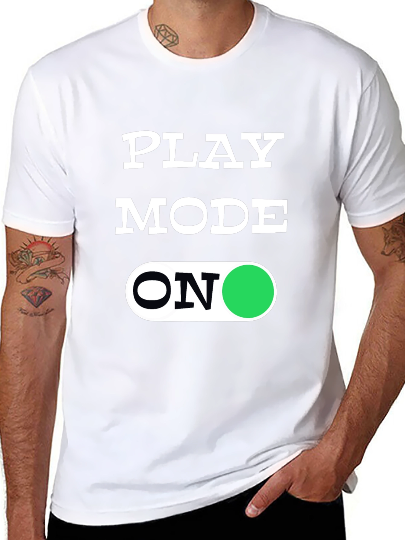Play Mode ON Graphic Tee - Stylish Comfort