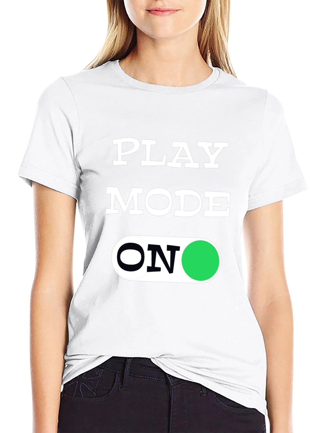 Play Mode ON Graphic Tee - Stylish Comfort