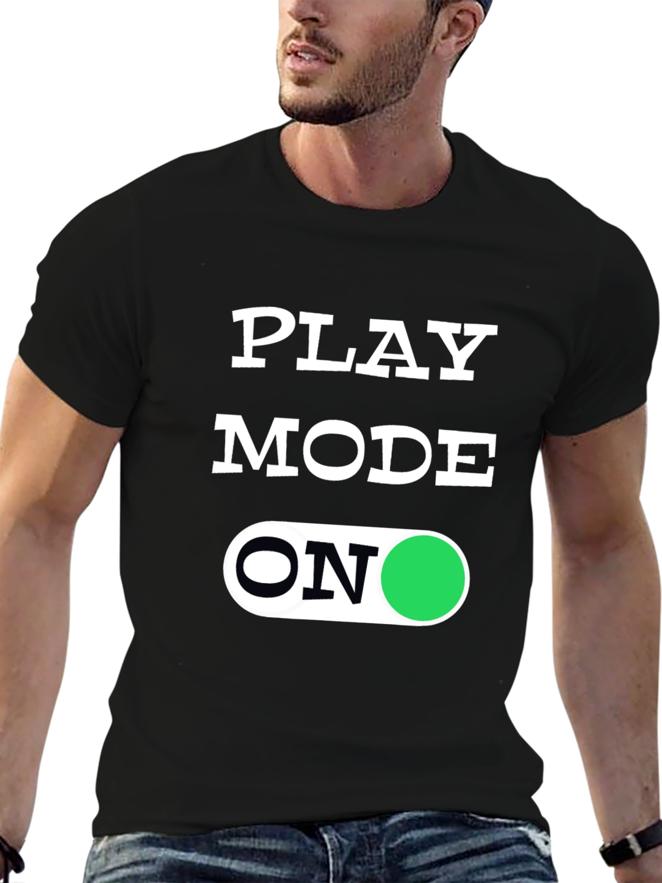 Play Mode ON Graphic Tee - Stylish Comfort
