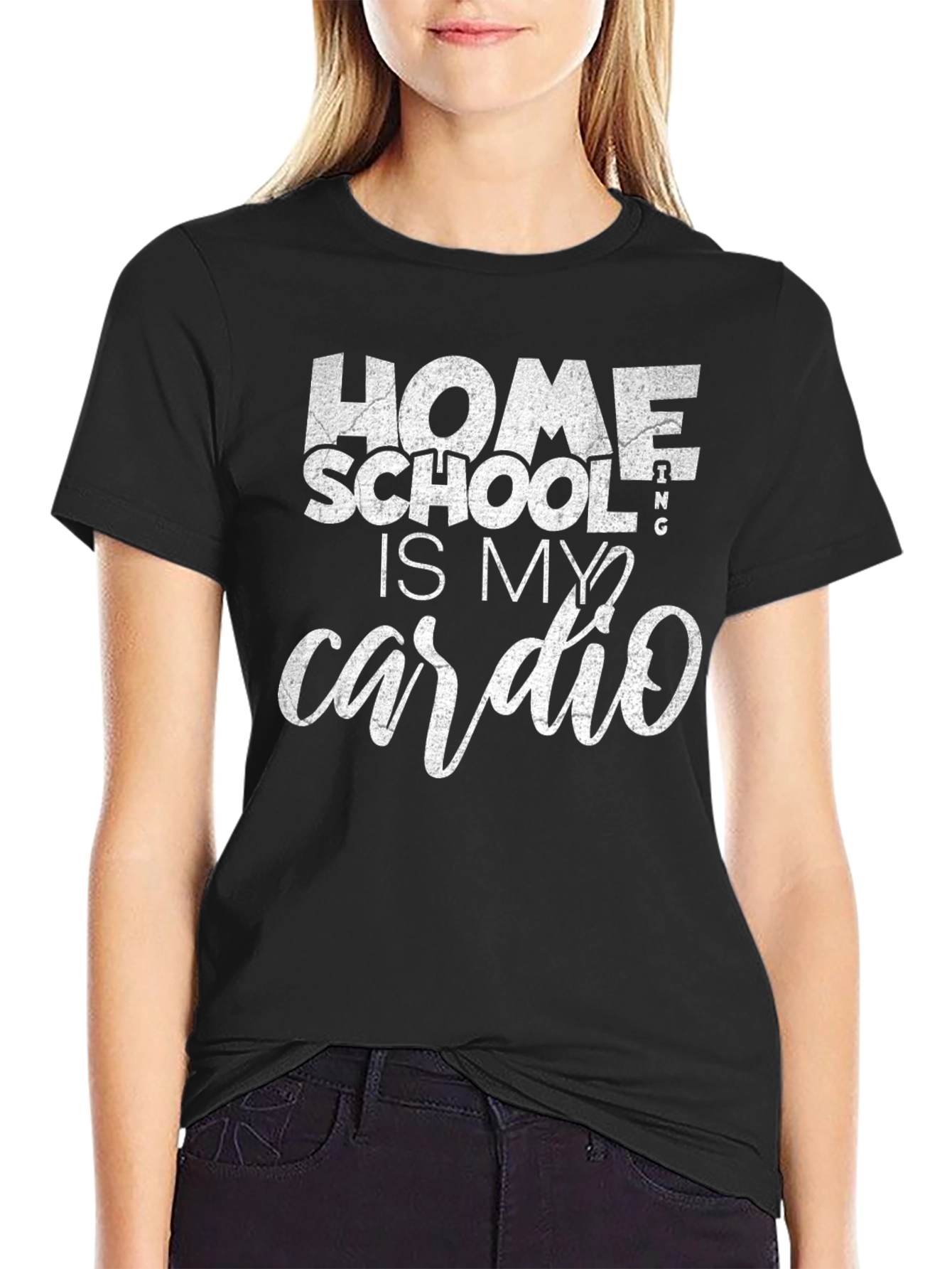 Homeschooling Is My Cardio T-Shirt