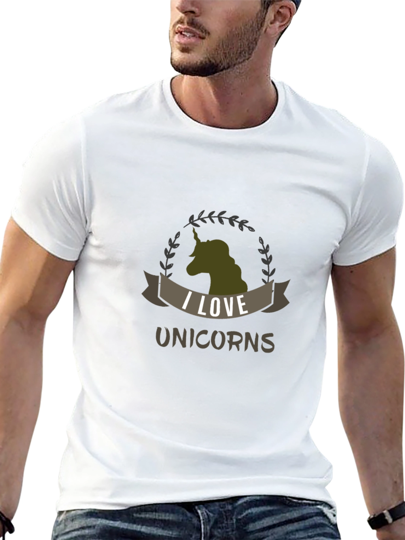 I Love Unicorns Graphic Tee