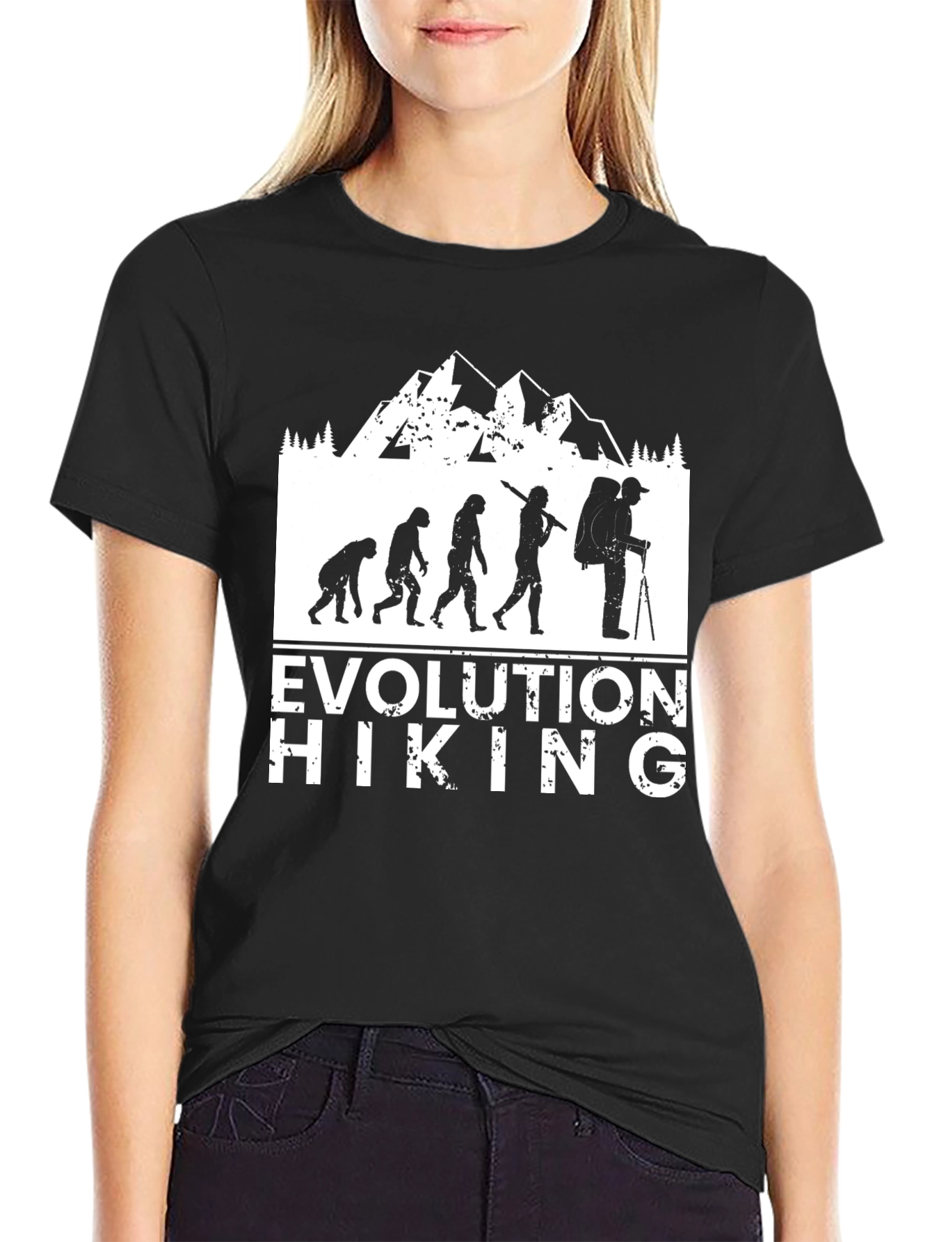 Evolution of Hiking T-Shirt - Funny Hiking Tee