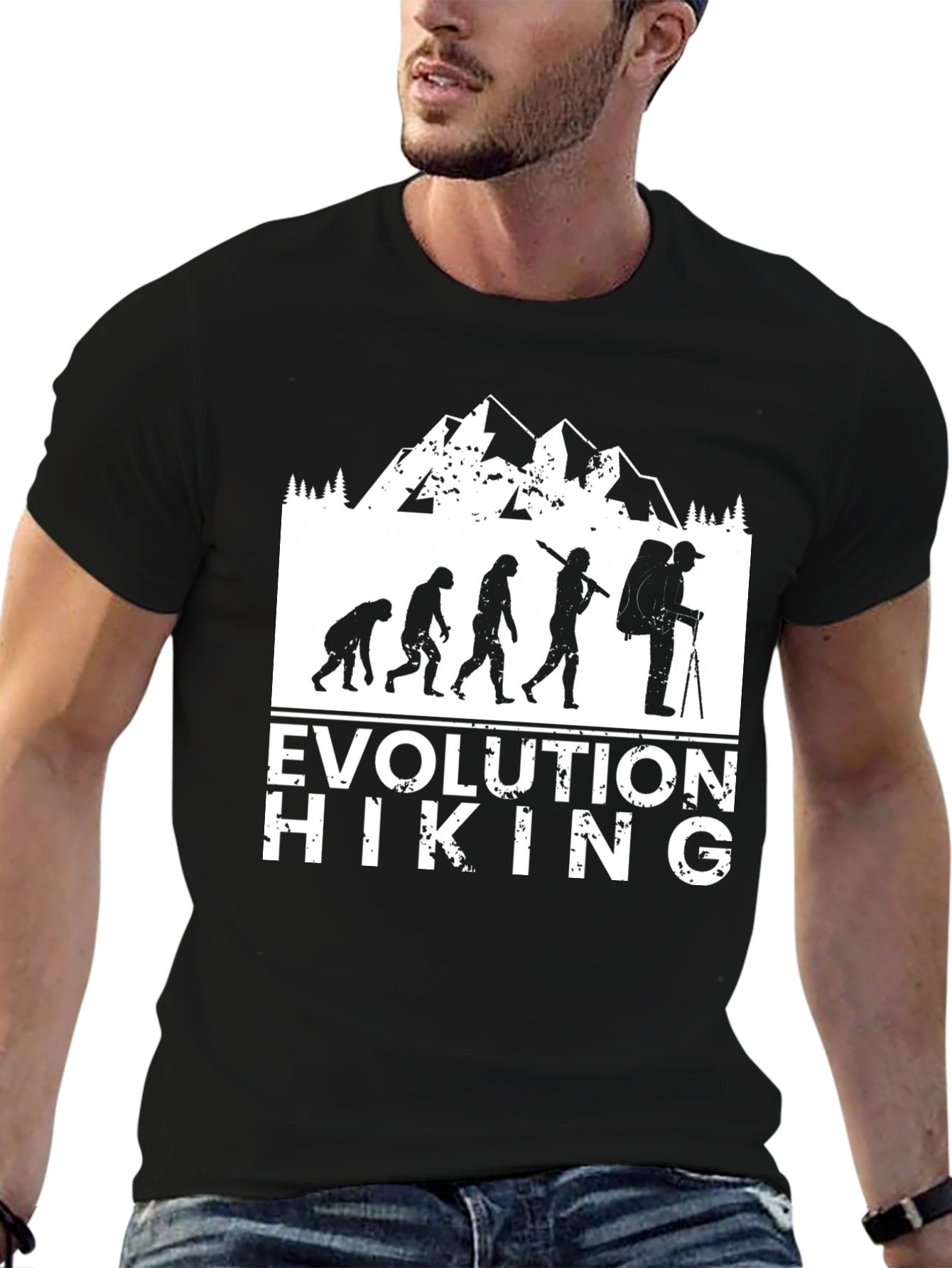 Evolution of Hiking T-Shirt - Funny Hiking Tee