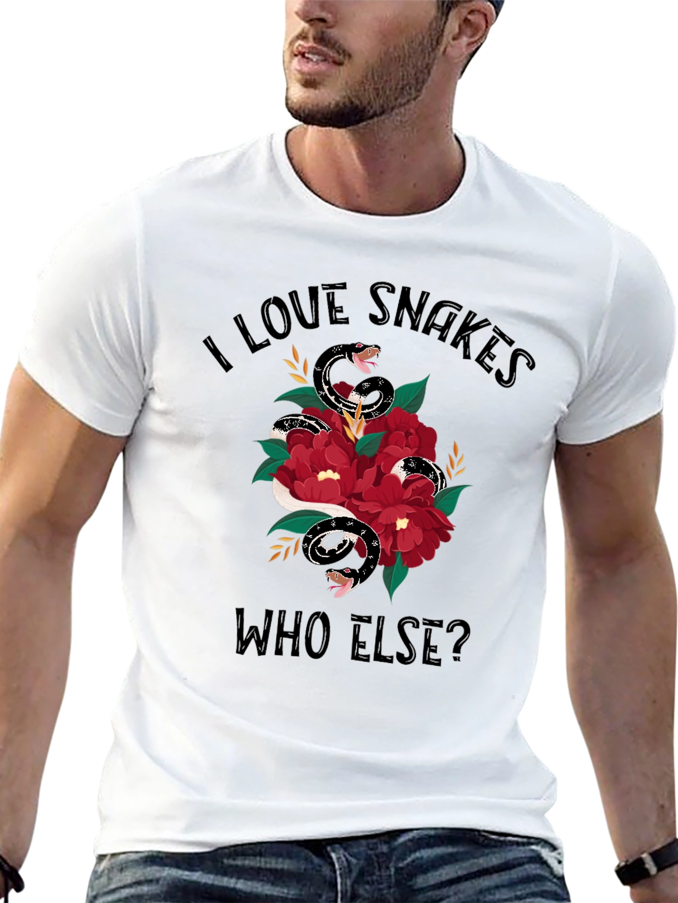 I Love Snakes Graphic Tee