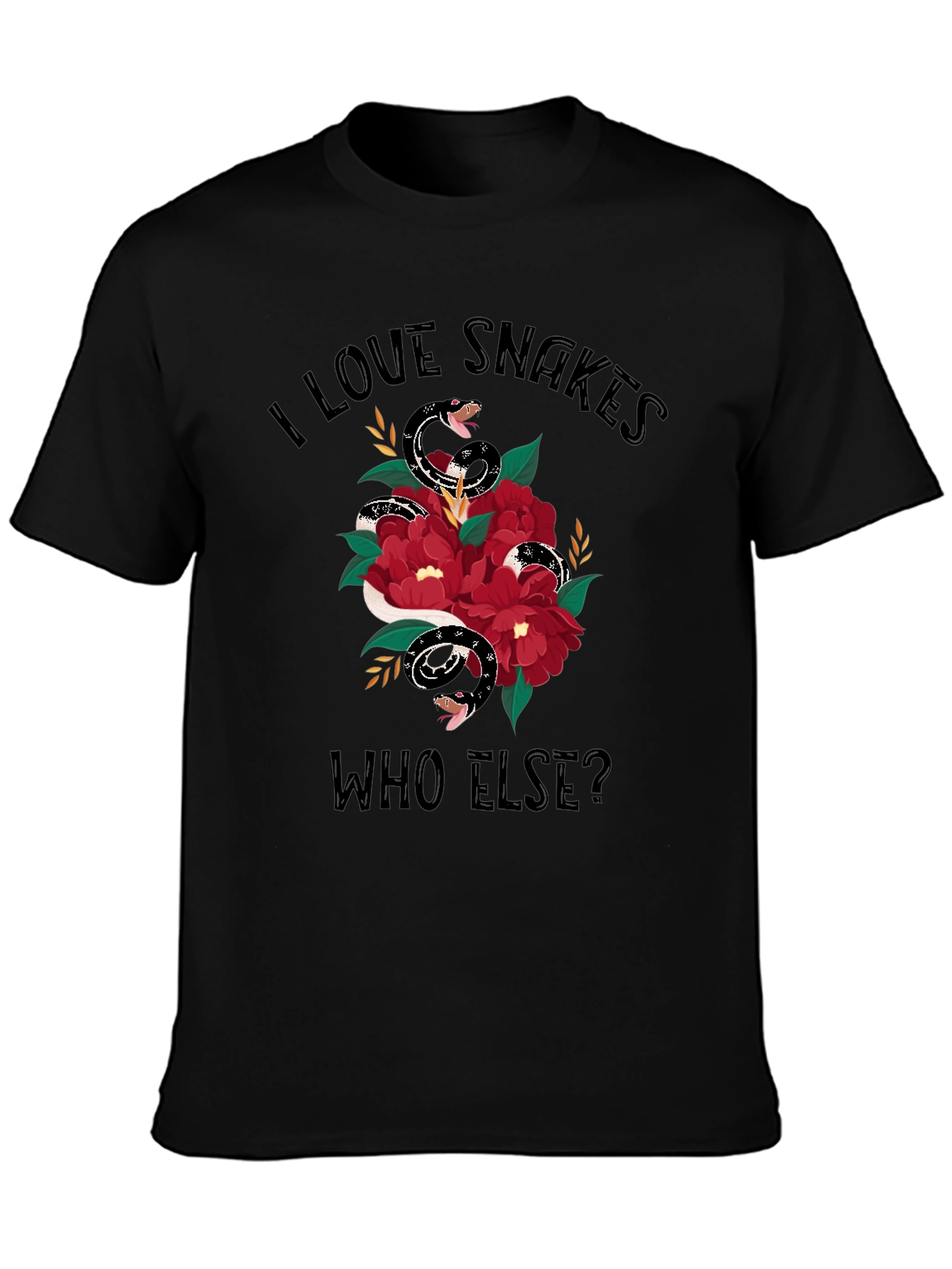 I Love Snakes Graphic Tee