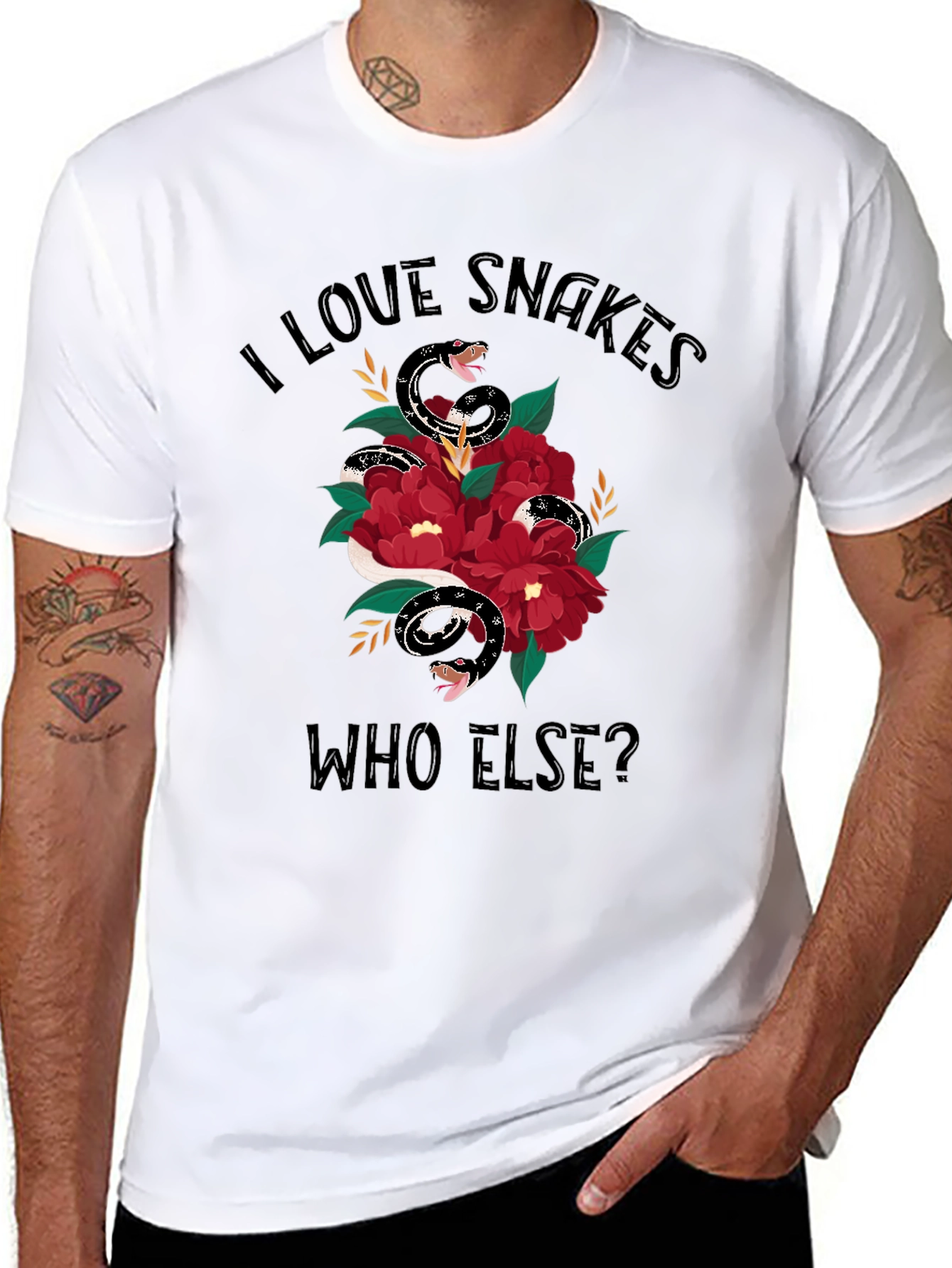 I Love Snakes Graphic Tee