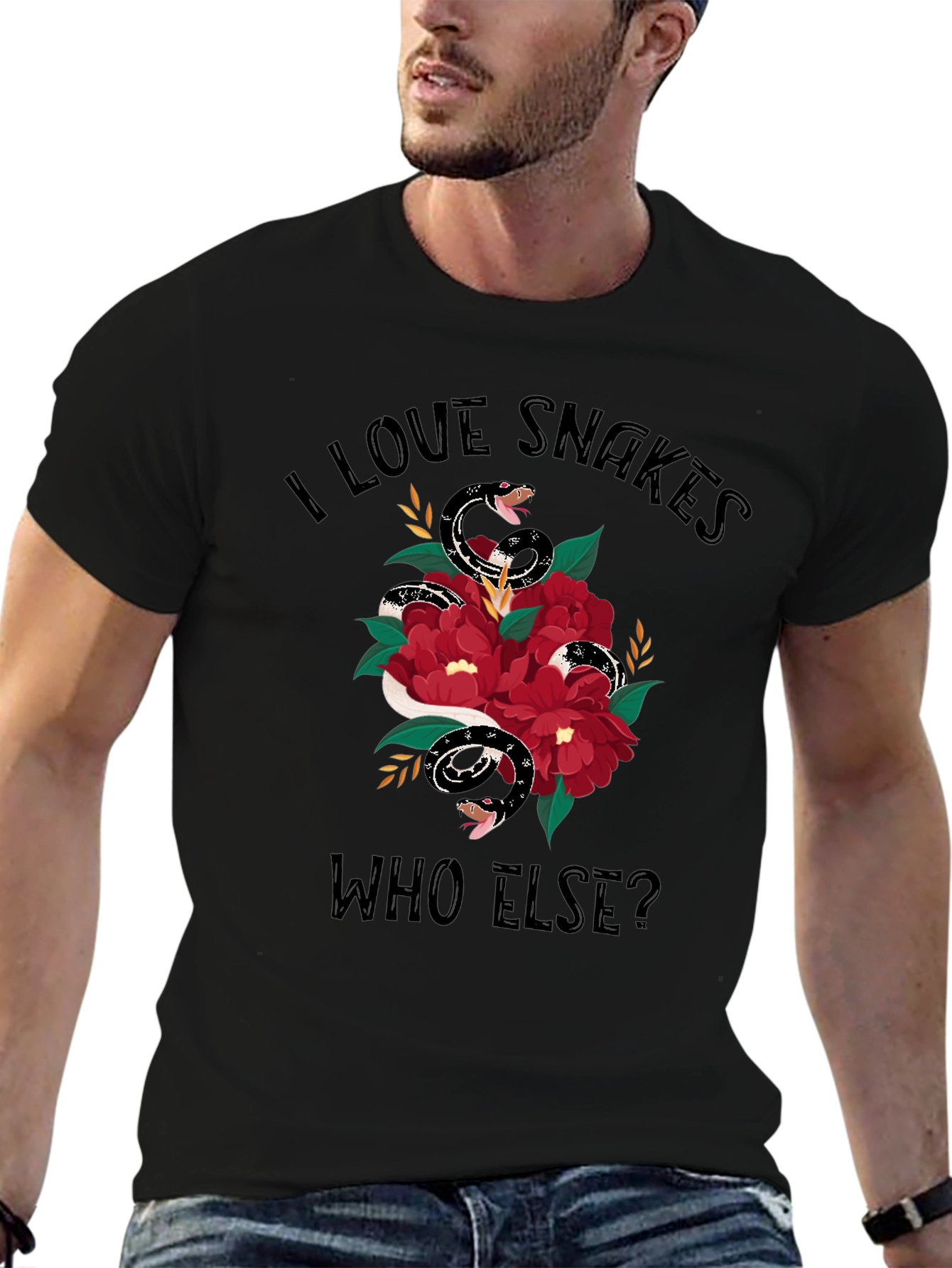 I Love Snakes Graphic Tee