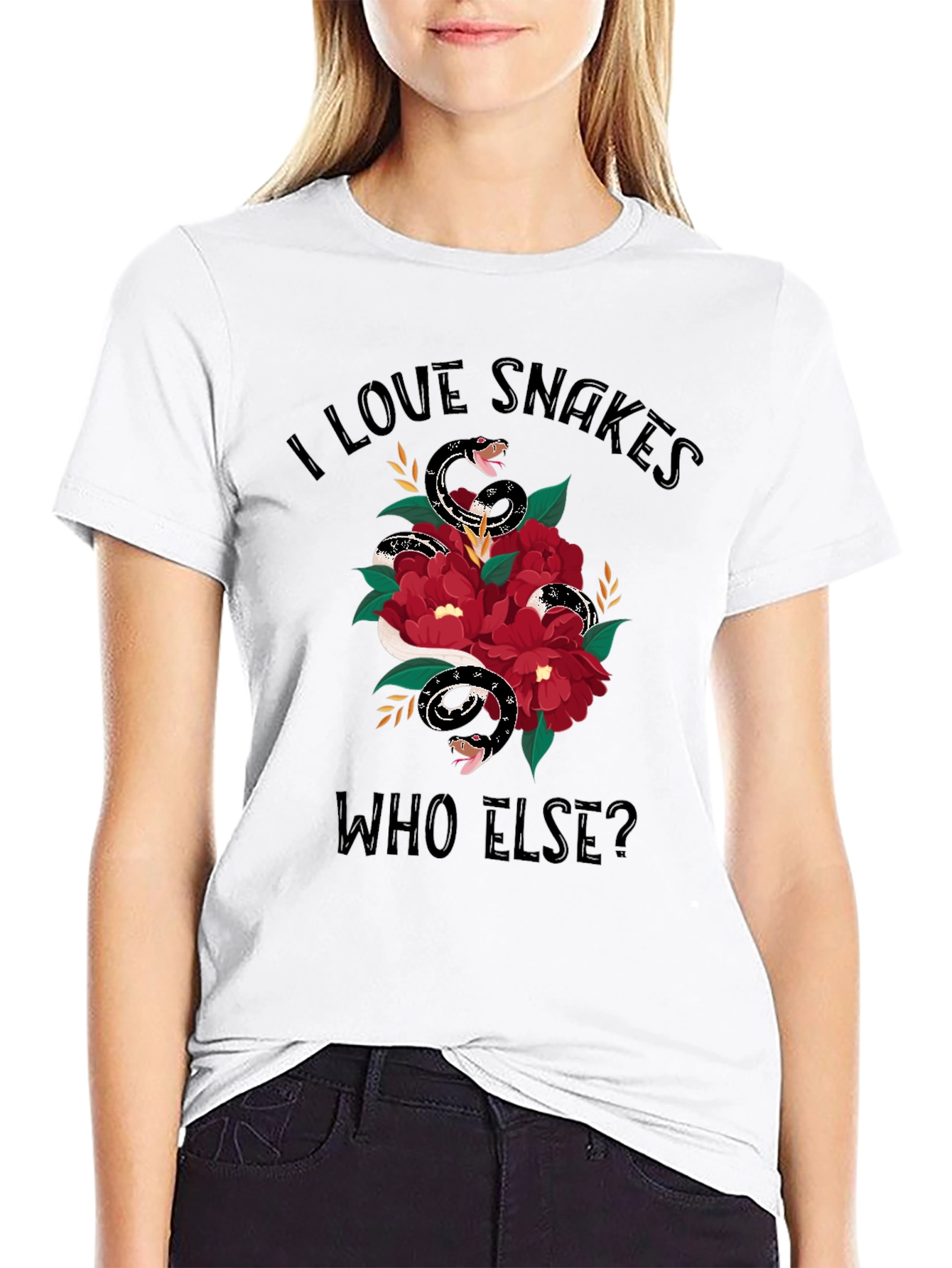 I Love Snakes Graphic Tee