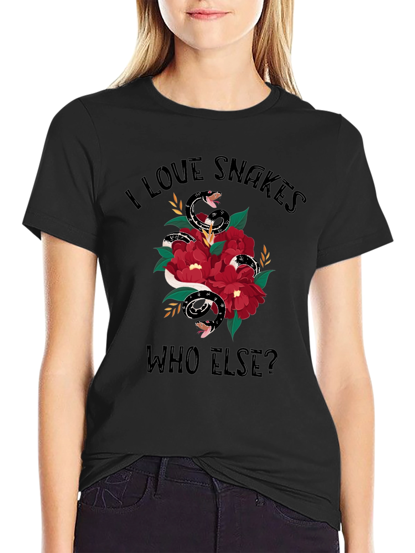 I Love Snakes Graphic Tee