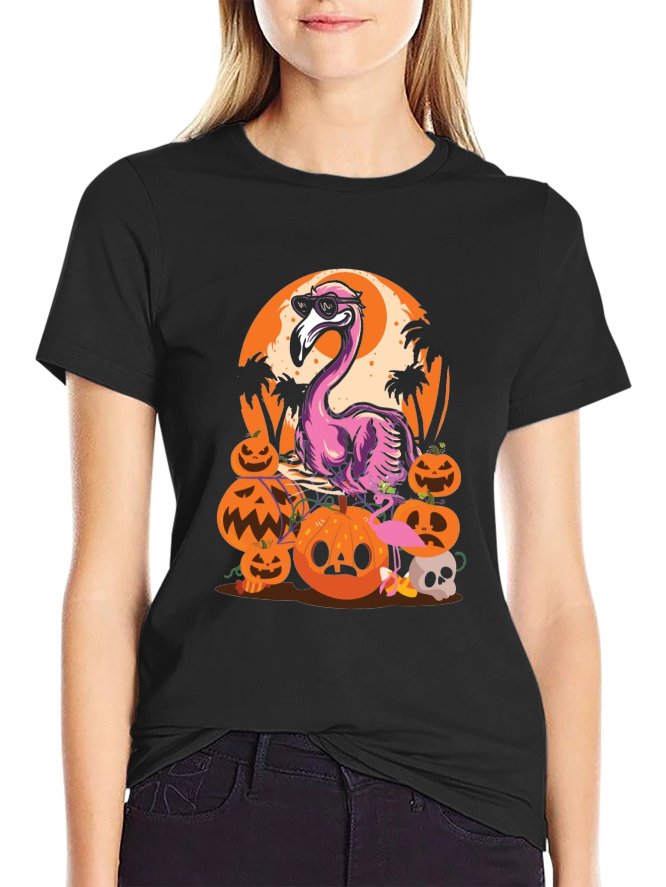 Halloween Flamingo T-Shirt