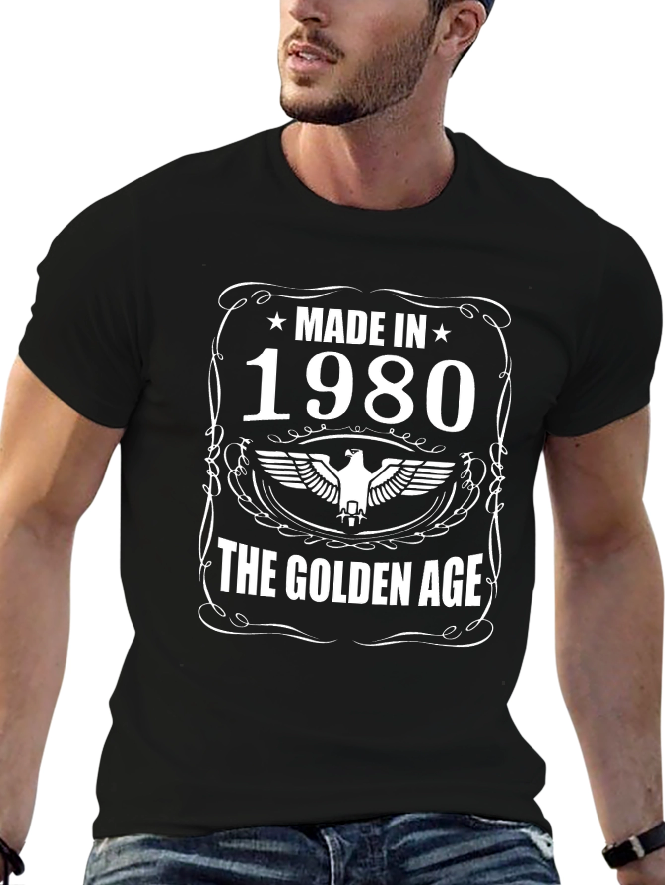 Made in 1980 T-Shirt Golden Age Birthday Gift