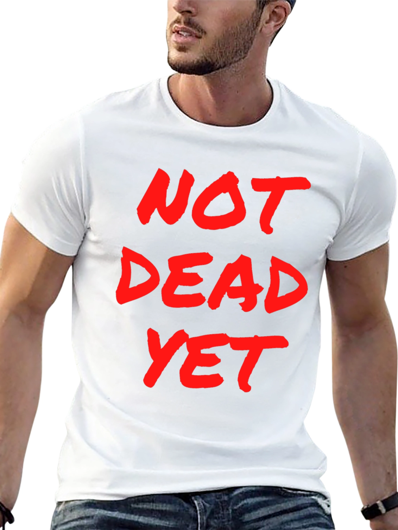 Not Dead Yet Graphic T-Shirt - Mens Black Tee