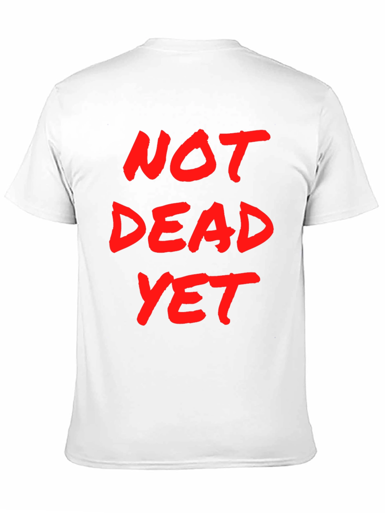 Not Dead Yet Graphic T-Shirt - Mens Black Tee