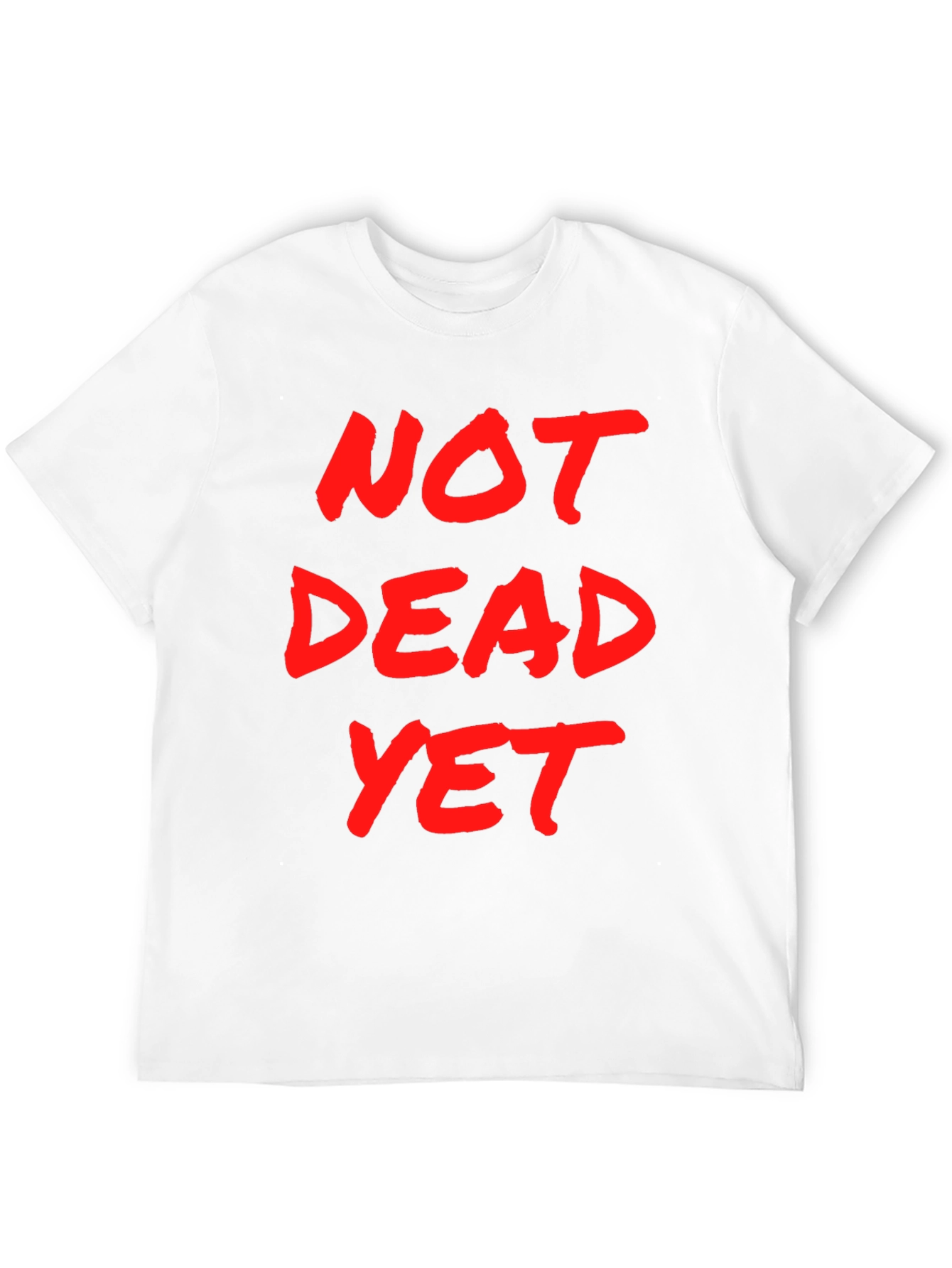 Not Dead Yet Graphic T-Shirt - Mens Black Tee