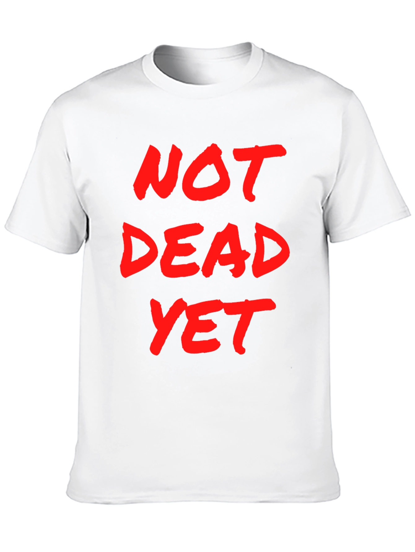 Not Dead Yet Graphic T-Shirt - Mens Black Tee