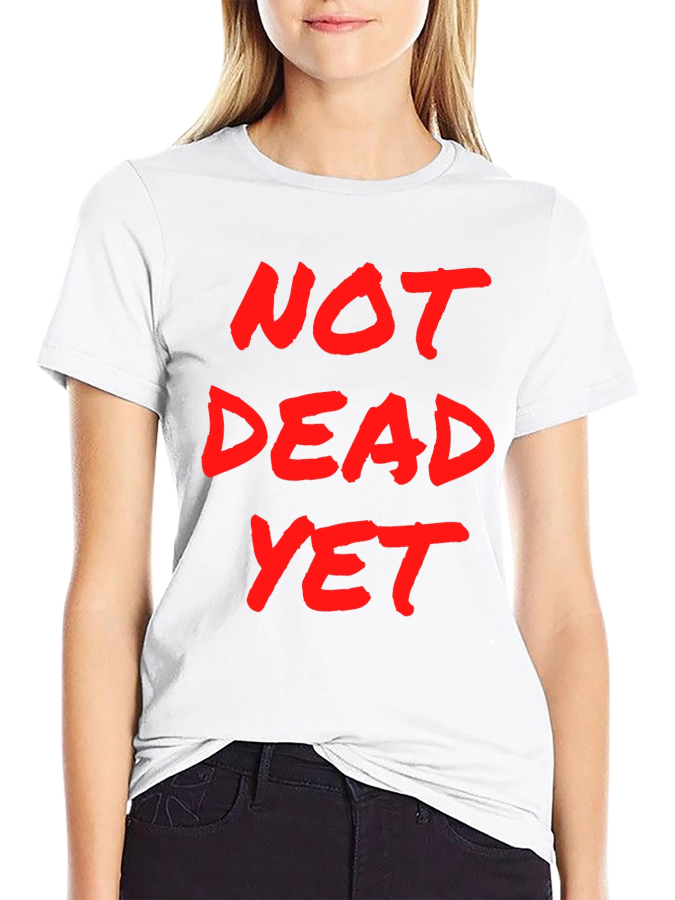 Not Dead Yet Graphic T-Shirt - Mens Black Tee